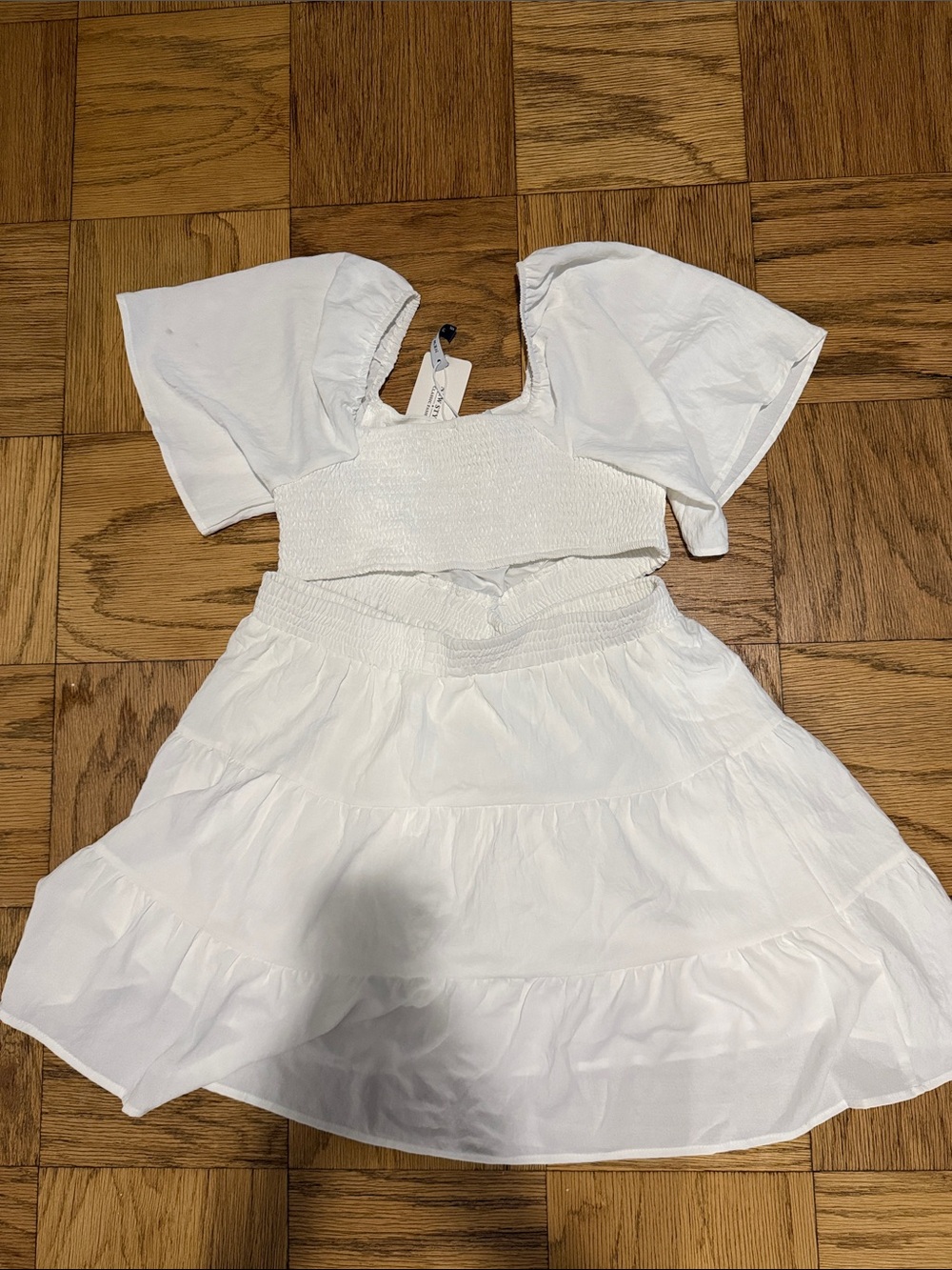 Women's Square Neck Summer Dress - Picture 8 of 8